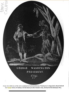 1792 Washington Oval Peace medal obverse