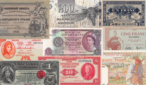 World Banknote Auctrions Sale 1 collage