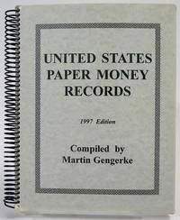 US paper Money Records book cover