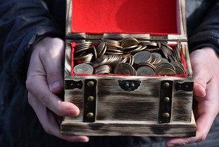 Sacagawea dollar treasure chest