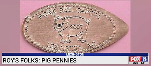 Pig Penny elongated cent