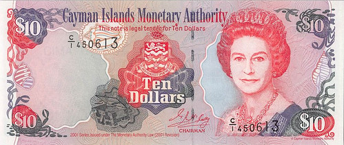 Cayman Islands 2001 10 Dollars