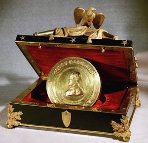 Grant's Vicksburg Medal presentation box