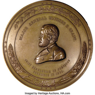 1863 U.S. Grant Vicksburg medal obverse