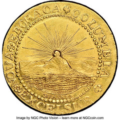 1787 New York-Style Brasher Doubloon EB on Wing obverse