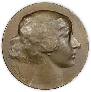 Belgium Vanity skull medal