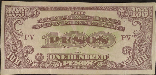 1945 Philippines pattern 100-peso note front