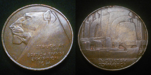 1924 British Empire Exhibition medal