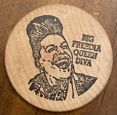 Big Freedia Queen Diva wooden nickel