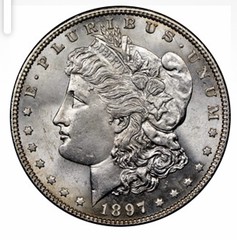 1897 Dollar obverse