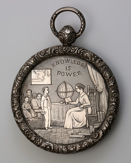 1855 Colored Children Ridgeway medal obverse