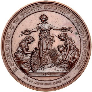 1876_U.S._Centennial_Medal_Julian_CM_11 obverse