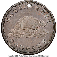 1820 Canada Northwest Company Token reverse