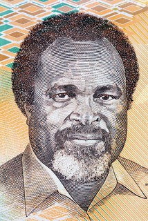 Michael Somare banknote portrait