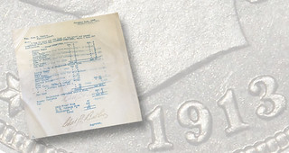 1913 Liberty Nickel mint document