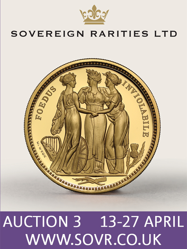 Sovereign Rarities E-Sylum ad Auction 3