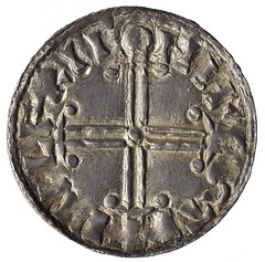silver penny of Edward the Confessor reverse