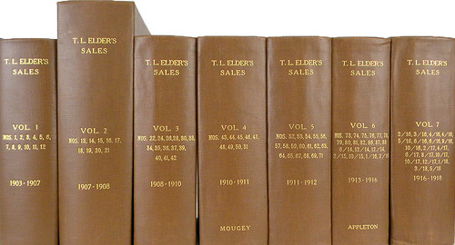 K-F sale 160 Lot 377 Fuld-Bass set of Tom Elder catalogues