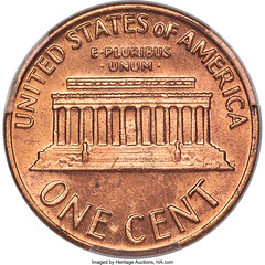 1969-S 1C Doubled Die Obverse MS64 Red PCGS. FS-101_Heritage_Auctions_2