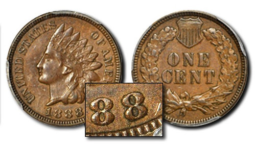 1888-over-7 Indian Head cent