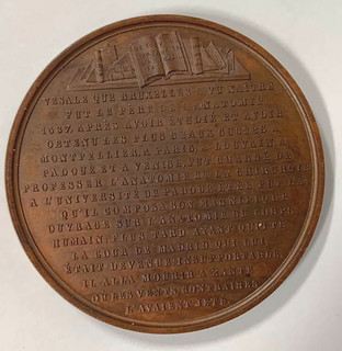 Andreas Vesalius medal reverse