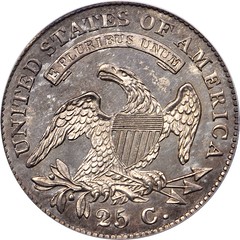 Mickley-Norweb 1827 Bust Quarter reverse
