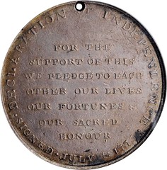 U.S. Semicentennial Medal reverse