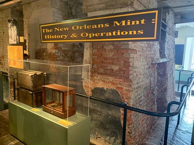 New Orleans Mint Museum exhibit