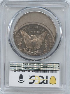 1880-S Morgan dollar off-center reverse