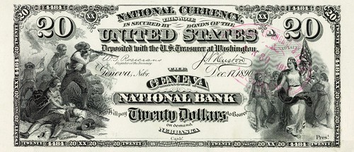 Geneva National Bank 20 dollars