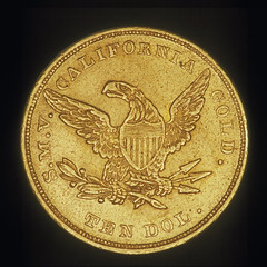 1849 Moffat $10 (reverse)