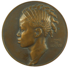 Monier Femme du Bornou Medal obverse
