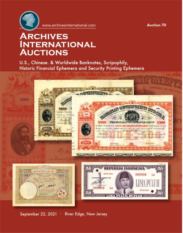 Archives International Sale 70 cover front