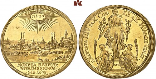 1698 Nuremberg Peace of Rijswijk Ducat