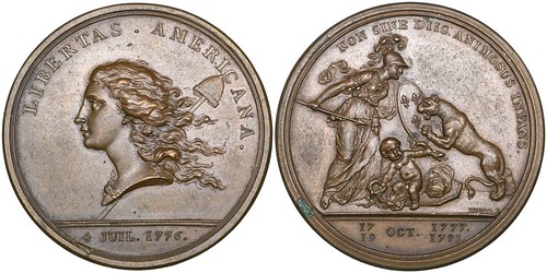 4.‘Libertas Americana' copper medal - MortonAndEden