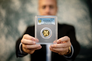 Ian Russell holds Gold Cas