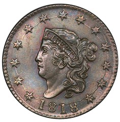 1818 Large Cent obverse