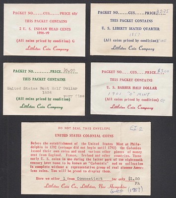 Littleton Coin Co envelopes