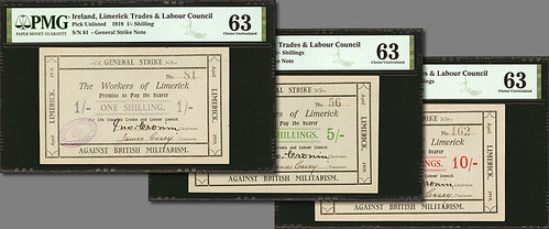 1919 Irish Limerick Soviet notes