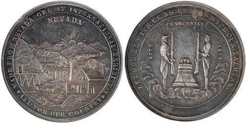 Nevada U.S. Centennial Exposition Medal