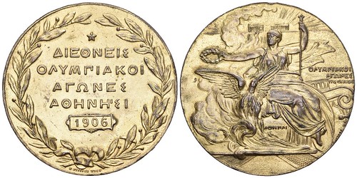 Olympic medal Athens 1906