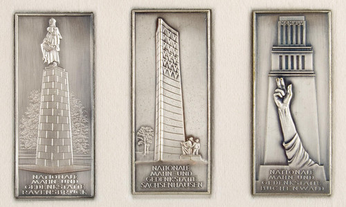 Ravensbruck, Sachsenhausen, and Buchenwald Memorial Medals