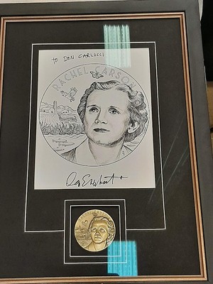 Everhart Rachel Carson medal obverse sketch