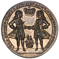 Admiral Vernon medal obverse