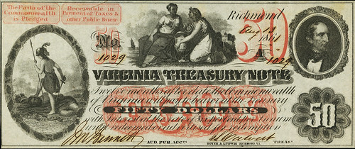 1861 Commonwealth of Virginia $50