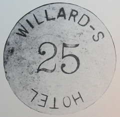 Willards Hotel Washington 25 cent token