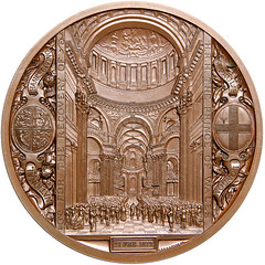 Victoria National Thanksgiving medal reverse