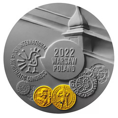 2022 Numismatic Congress Warsaw medal reverse
