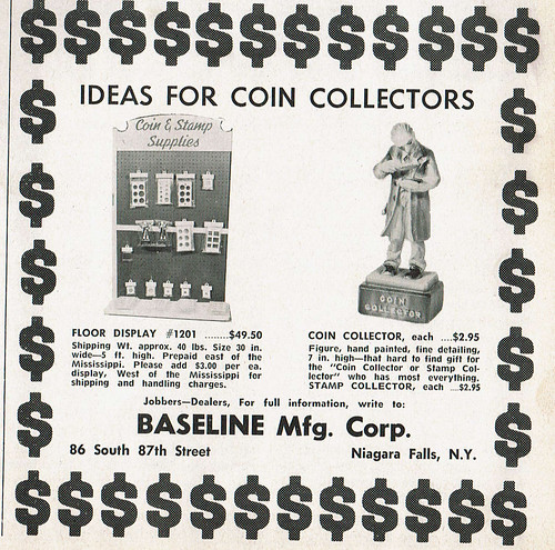 Coin Collector Figurine ad