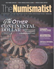 Numismatist 2021-10 cover